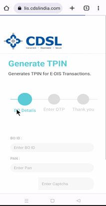 CDSL TPin